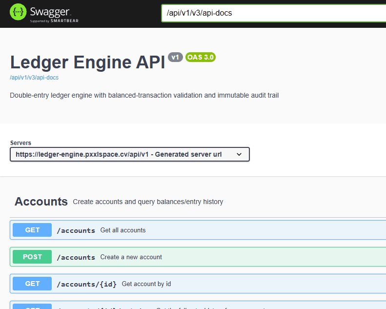 Ledger Engine